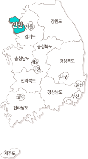 Map Incheon 